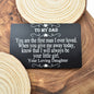 Custom Wallet Card for Father of the Bride.  Gift for Dad from Daughter.  Gift for Step Dad.
