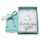 Shark Necklace with Personalized Initial in Sterling Silver