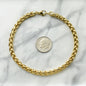 Men's 5mm Wheat Chain Bracelet. Men's Jewelry. Waterproof.