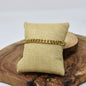 Men's Gold 6mm Curb Bracelet in Stainless Steel. Waterproof. Men's Jewelry.