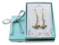 Golf Club Earrings in Antique Silver Pewter or 24K Gold Plated Pewter