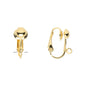 Gold Bow Clip On Earrings. Coquette Bow Jewelry.