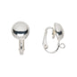 Silver Bow Clip On Earrings. Coquette Bow Jewelry.