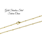 Girl Mom Heart Pendant Necklace in Silver or Gold on an 18 Inch Stainless Satellite Chain. Heart Necklace. Girl Mom Necklace. Gift for Girl Mom.