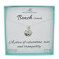 Palm Tree Beach Scene in Sterling Silver