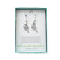 Sterling Silver Pickleball Paddle and Ball Charm Dangle Earrings. Pickleball Earrings. Gift for Pickleball Player.
