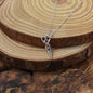 Hairdresser Scissors Necklace in Sterling Silver