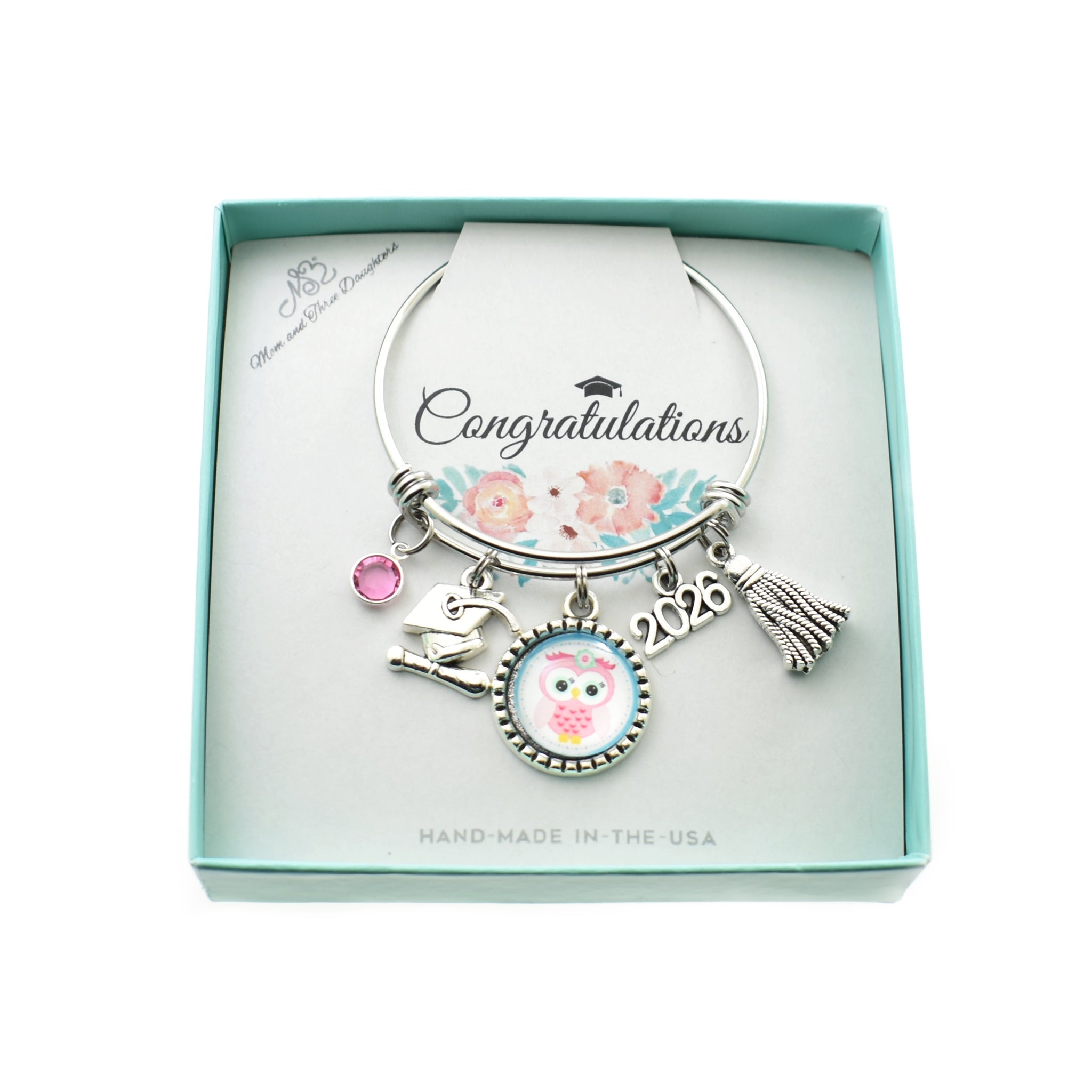 Kindergarten Graduation Bangle Bracelet Stainless Steel