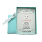 Godchild Cross Necklace in Sterling Silver