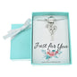 Cheerleader Necklace in Antique Silver Pewter