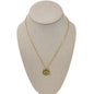 Raccoon Necklace in Gold Plated Pewter