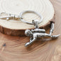 Scuba Diver Keychain in Stainless Steel