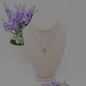 Cheerleader and Megaphone Necklace in Antique Silver Pewter