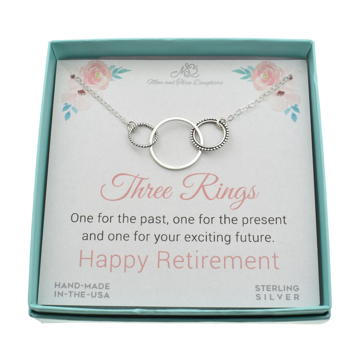 Retirement Necklace in Sterling Silver