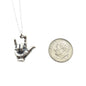 American Sign Language I Love You Sign Necklace in Sterling Silver