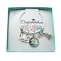 Kindergarten Graduation Bangle Bracelet. 2026 Personalized Bangle Bracelet