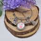 Kindergarten Graduation Bangle Bracelet. Stainless Steel Personalized with Initial. 2026