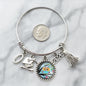 Kindergarten Graduation Bangle Bracelet. 2026 Personalized Bangle Bracelet