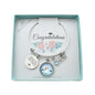Kindergarten Bangle Bracelet. Children's Graduation Gift