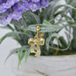 Gold Bow Clip On Earrings. Coquette Bow Jewelry.