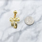 Gold Bow Clip On Earrings. Coquette Bow Jewelry.