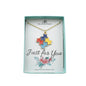 Autism Awareness Puzzle Necklace in Gold Toned Mixed Metal and Enamel. Custom Autism Awareness. Awareness Gifts. Puzzle Pieces.