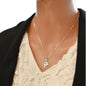 Compass Necklace in Sterling Silver