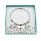 First Communion Bangle Bracelet in Stainless Steel