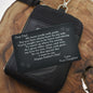 Custom Personalized Wallet Card for Father's Day. Gift from Daughter to Dad. Laser Engraved.