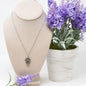 Ferris Wheel Necklace in Antique Silver Pewter