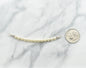 13th Birthday Crystal Pearl Necklace in Sterling Silver