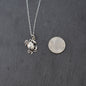 Crab Necklace in Sterling Silver