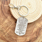 Son Keychain in Stainless Steel
