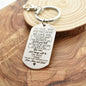 Son Keychain in Stainless Steel