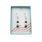 Red White and Blue Pearl Dangle Earrings. Patriotic Jewelry. Memorial Day Earrings. Fourth of July Earrings.