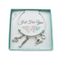Clarinet Bangle Bracelet in Stainless Steel