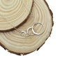 40th Birthday Four Ring Necklace in Sterling Silver