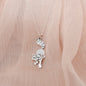 Raccoon Necklace in Sterling Silver