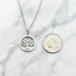 Daughter to Be Family Tree Necklace in Stainless Steel