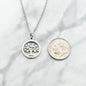Sister to Be Tree of Life Necklace in Gold Toned Stainless Steel