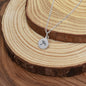 Mother and Daughter Dandelion Necklace Set in Sterling Silver