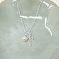 Godchild Cross Necklace in Sterling Silver