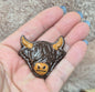 Magnet Set: Highland Cows. Polymer Clay Set of 3.