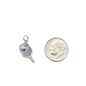 Sterling Silver Pickleball Paddle and Ball Charm Dangle Earrings. Pickleball Earrings. Gift for Pickleball Player.