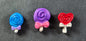 Handmade Lollipop Magnet Sets. Buy all in same color or all 3. Heart and Round Shaped Polymer Clay. Handmade.