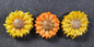 Handmade Sunflower Magnet Set.