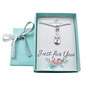 Violin Necklace in Silver Pewter