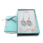 Realtor For Sale Sold Earrings in Silver Toned Metal
