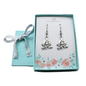 Campfire Earrings in Antique Silver Pewter