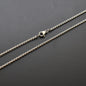 Men’s Silver Stainless Steel Rounded Box Chain. Men’s Jewelry